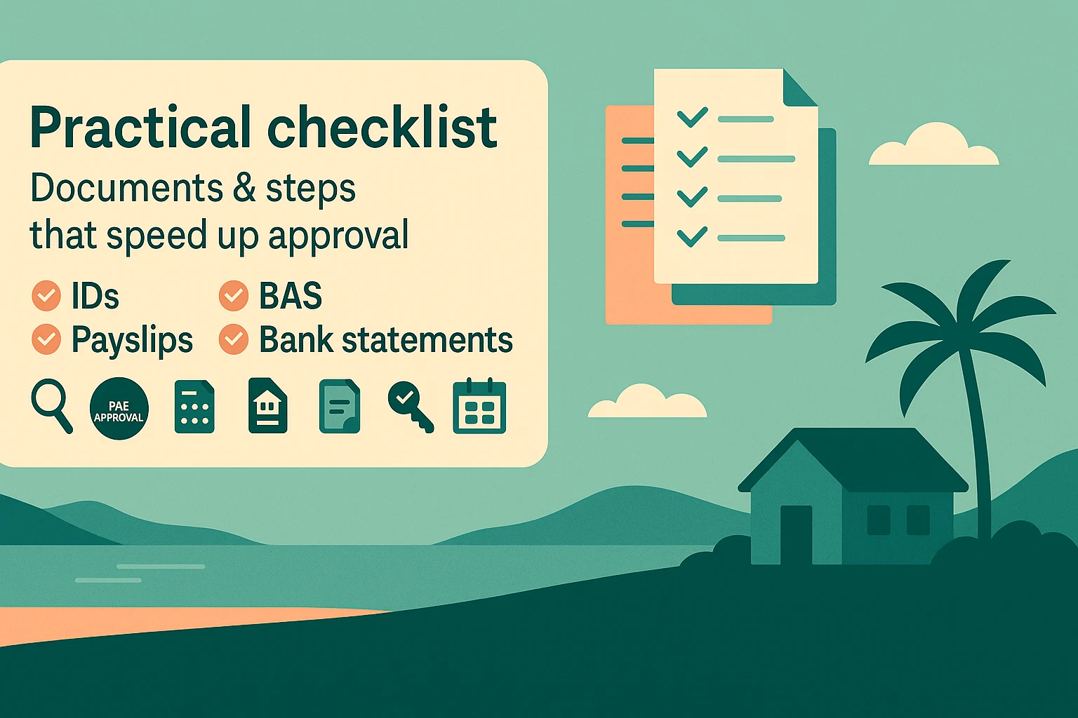 The practical checklist - documents and steps that speed up approval