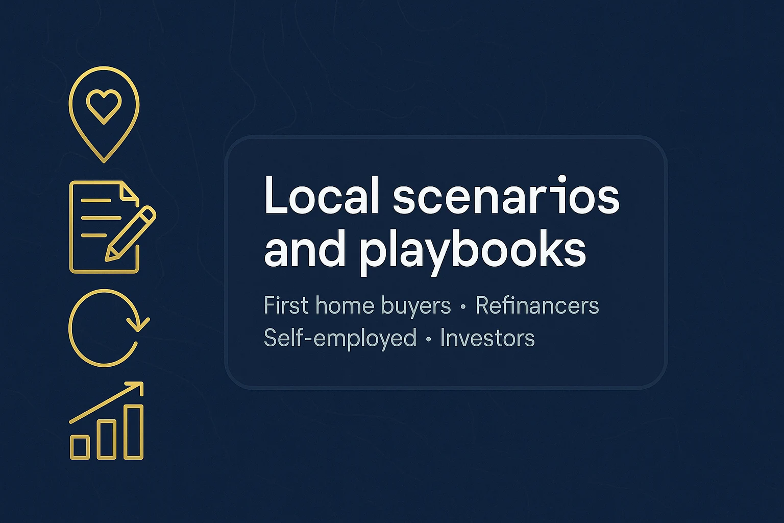 Local scenarios and playbooks for Ballarat buyers