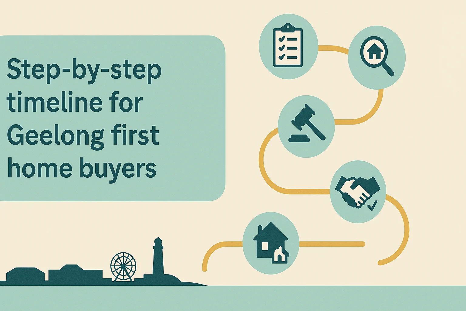 Step-by-step timeline for Geelong first home buyers